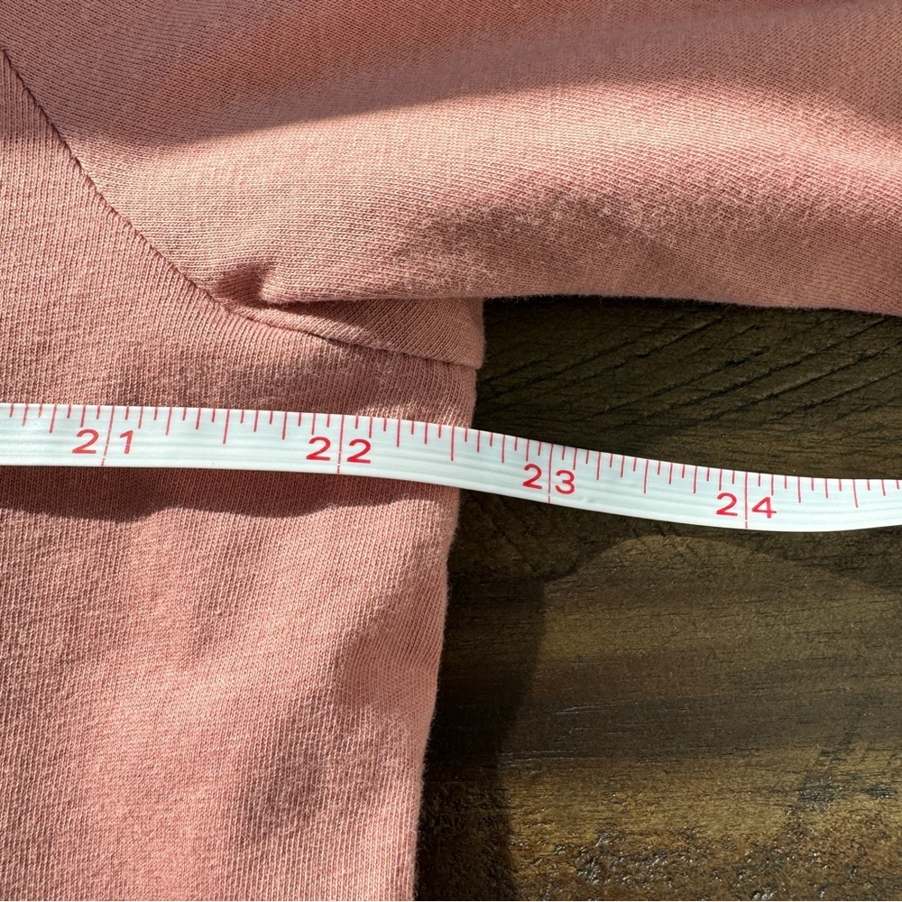 Loft Basic Long Sleeve.T-Shirt Size XL Dusty Pink Closet Staple Capsule Wardrobe - Picture 9 of 10